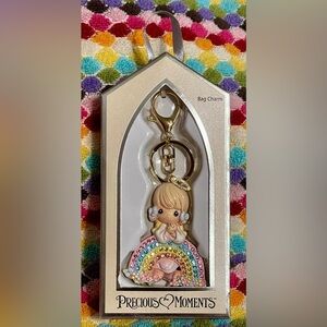 Precious Moments Rainbow Girl Bag Charm Keychain